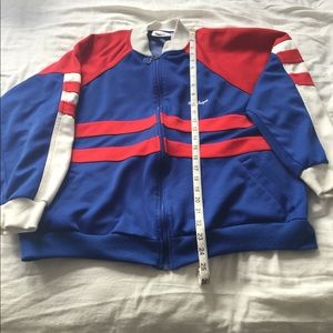 Macgregor vtg track jacket Large red white & blue!